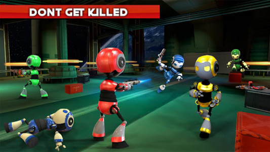 اسکرین شات برنامه Futuristic Robot Gang Beasts Free:Fight Party Game 4