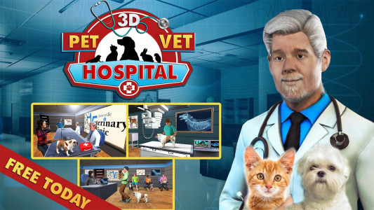 اسکرین شات بازی Pet Hospital Simulator Game 3D 6