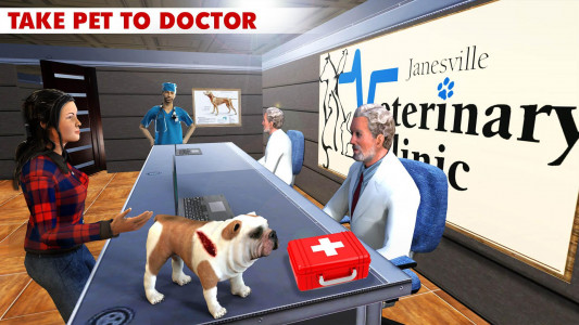 اسکرین شات بازی Pet Hospital Simulator Game 3D 1