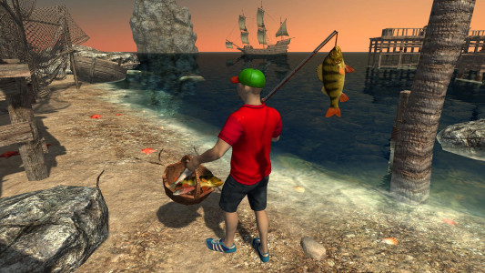 اسکرین شات بازی Reel Fishing Simulator 3D Game 2