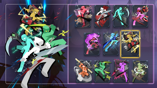 اسکرین شات 2 بازی Stickman Dungeon: Idle RPG War
