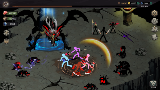 اسکرین شات 4 بازی Stickman Dungeon: Idle RPG War