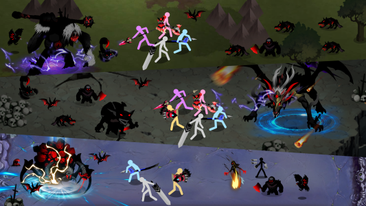 اسکرین شات 5 بازی Stickman Dungeon: Idle RPG War