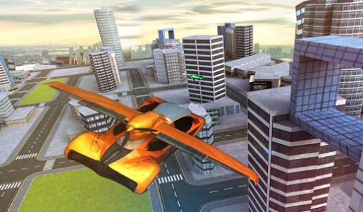 اسکرین شات بازی Flying Racing Car Simulator 2
