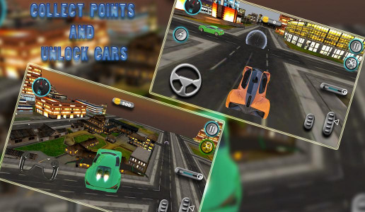 اسکرین شات بازی Sports Car Flying 3d 3