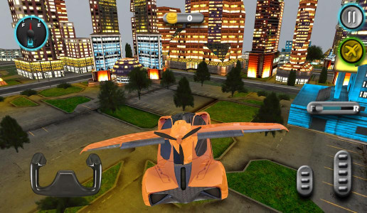 اسکرین شات بازی Sports Car Flying 3d 1