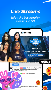 اسکرین شات برنامه Rooter: Watch Gaming & Esports 6