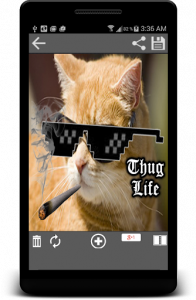 اسکرین شات برنامه Thug Life Photo Maker Editor 1