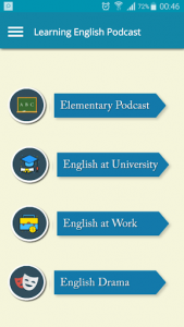 اسکرین شات برنامه Learning English Podcast 1
