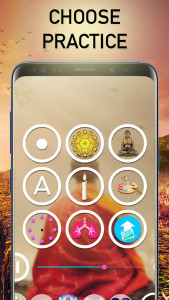 اسکرین شات 2 برنامه Meditation Plus: music, relax