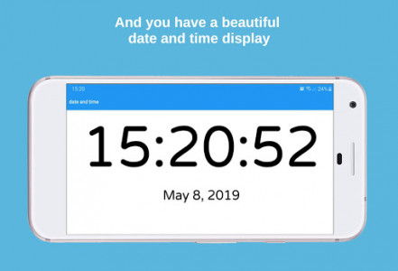 اسکرین شات برنامه Date and time 2