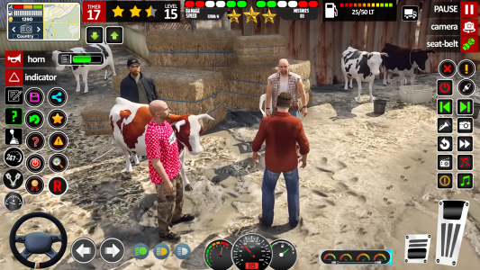 اسکرین شات 1 بازی Wild Animal Truck Driver Game