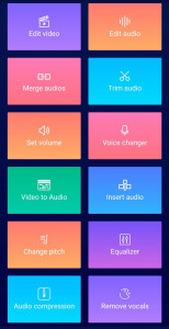 اسکرین شات برنامه Music Audio Editor, MP3 Cutter 1