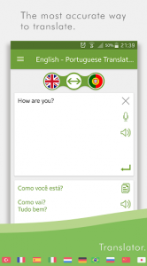 اسکرین شات برنامه English Portuguese Translator 1