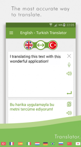 اسکرین شات برنامه English - Turkish Translator 1