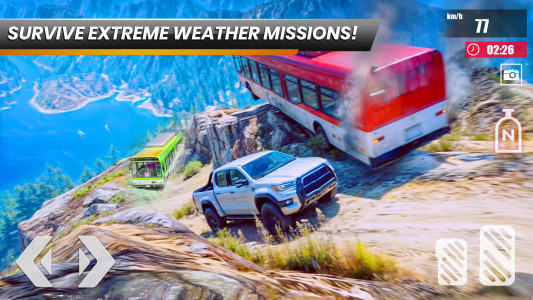 اسکرین شات 5 برنامه Mountain Bus Driving Game