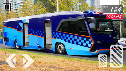اسکرین شات برنامه Police Bus Driving Simulator - Bus Simulator 2020 2