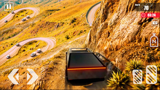 اسکرین شات 5 بازی CyberTruck Simulator : Offroad