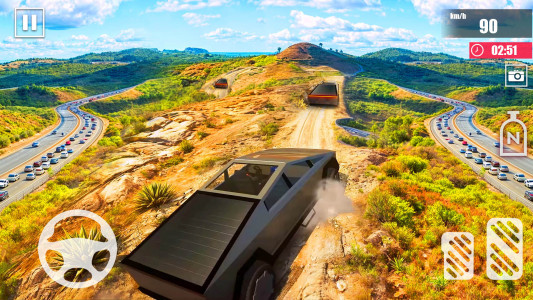 اسکرین شات بازی CyberTruck Simulator : Offroad 6