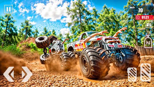 اسکرین شات 1 برنامه Monster Truck Steel Titans