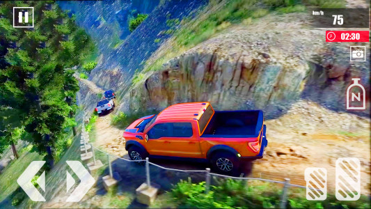 اسکرین شات 1 برنامه Pickup Truck Simulator Offroad