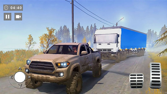 اسکرین شات برنامه Offroad Pickup Truck Driving 3