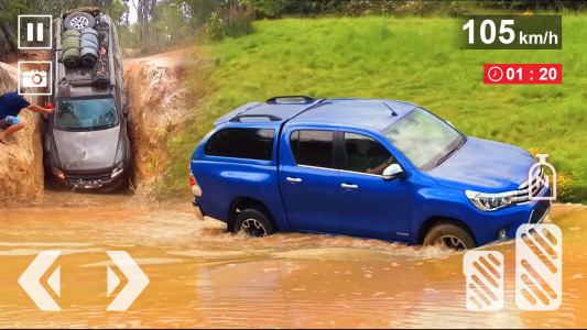 اسکرین شات 4 برنامه Pickup Truck Simulator Offroad