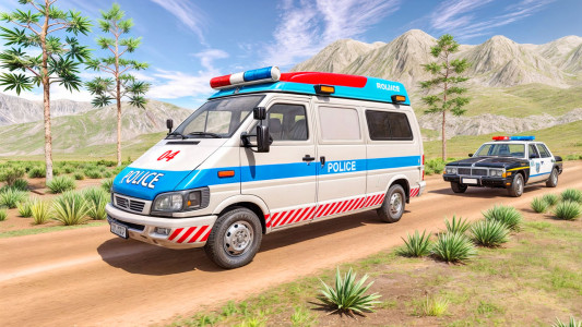 اسکرین شات برنامه Van Driving - Police Van Games 4
