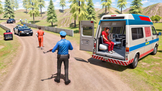 اسکرین شات 2 برنامه Van Driving - Police Van Games