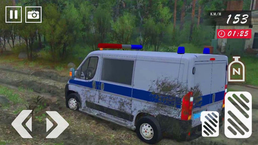 اسکرین شات برنامه Van Driving - Police Van Games 4