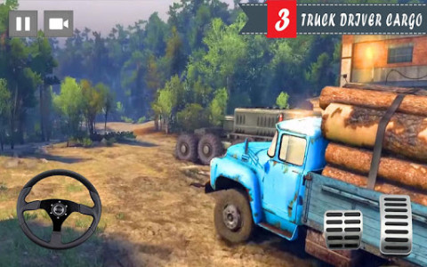 اسکرین شات برنامه Cargo Truck Driver - Truck Driving Simulator 3
