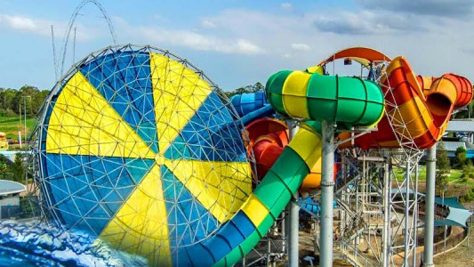 اسکرین شات برنامه Water Slide - Water Park 3