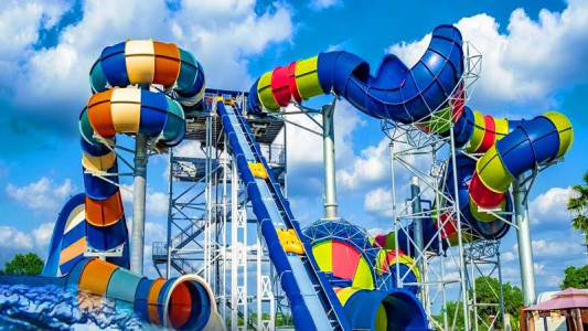 اسکرین شات 1 برنامه Water Slide - Water Park