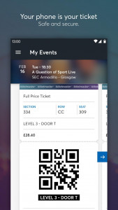 اسکرین شات برنامه Ticketmaster UK Event Tickets 3