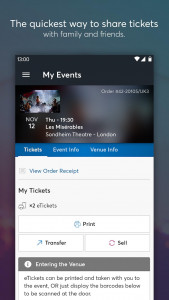 اسکرین شات برنامه Ticketmaster UK Event Tickets 5