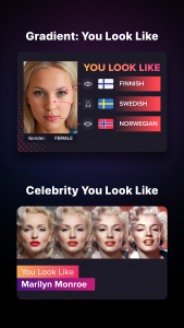 اسکرین شات 1 برنامه Gradient: You Look Like