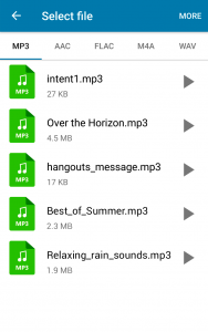 اسکرین شات برنامه MP3 Converter Edit Music files 1
