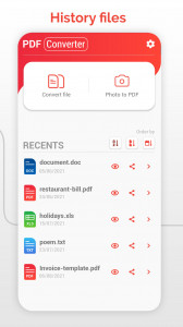 اسکرین شات برنامه PDF Converter - Convert files 6