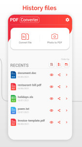اسکرین شات 6 برنامه PDF Converter AI Convert files