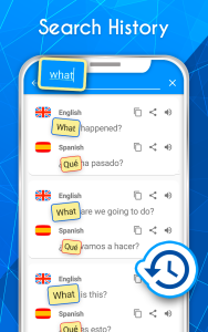 اسکرین شات 3 برنامه English Spanish AI Translator