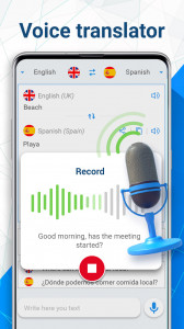 اسکرین شات برنامه Translate Voice Translator AI 1