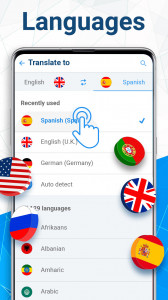 اسکرین شات برنامه AI Voice Translator Translate 4