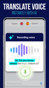 اسکرین شات 1 برنامه AI Translate Voice Translator