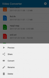 اسکرین شات برنامه Video Converter - Files, music 6