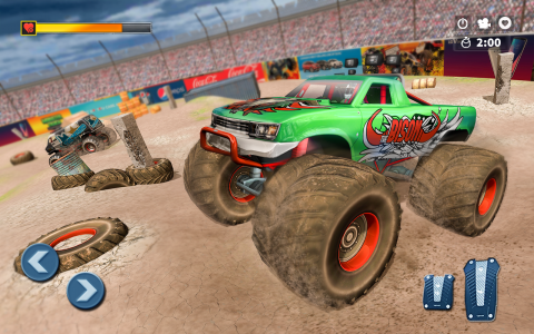اسکرین شات برنامه Monster Truck Car Crash Game 5