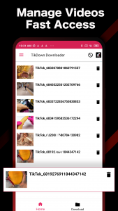 اسکرین شات برنامه Video Downloader for TikTok 4