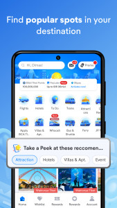 اسکرین شات 1 برنامه tiket.com - Hotels and Flights