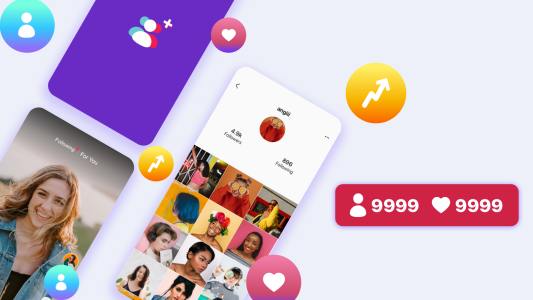 اسکرین شات 1 برنامه TikFamous - Boost Followers