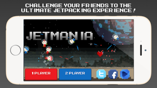 اسکرین شات بازی Jetmania - Jetpack Battles 1