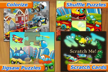 اسکرین شات بازی Cars for Kids: Puzzle Games 2
